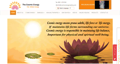 Desktop Screenshot of cosmicenergyhealing.com