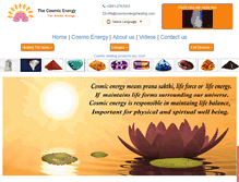 Tablet Screenshot of cosmicenergyhealing.com